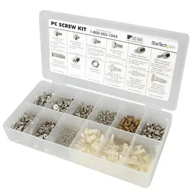 StarTech.com Two-Piece (Snap Lid) Plastic Wiring Duct PCSCREWKIT