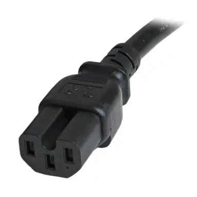 StarTech.com 3 ft (1M) Heavy Duty Extension Cord W/ IEC 60320 C14 to C15 Connectors; 250V at 1, image 8