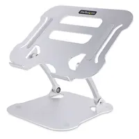 StarTech.com This Foldable Silver Laptop Stand for Desks Features Vented All-Aluminum Constru, image 3