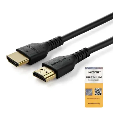 STARTECH.COM Slim HDMI 2.0 Cable Supports 4K Visuals And Immersive Audio - 4K60HZ 18GBPS HD