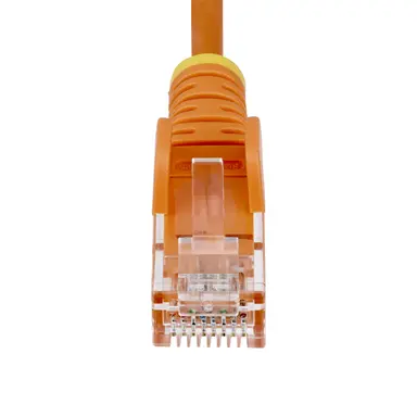 StarTech.com 2 ft Orange Slim Cat6 Ethernet Cable, Snagless, 100W PoE, UTP, LSZH, 28AWG Bare, image 8