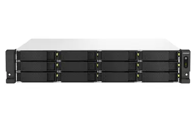 Qnap 2U 12-BAY NAS/ISCSI Ip-San Intel Celeron 4C/4T (UP to 2.7GHZ) 8GB RAM On, image 4