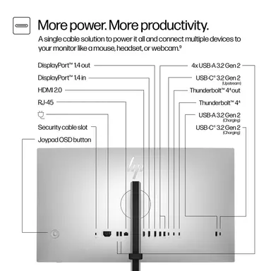 HP Sbuy S7 Pro 727PU 27 in QHD Thunderbolt 4 Monitor, image 6