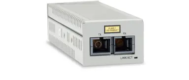 Allied Telesis Desktop Mini Media Converter, 100TX to 100FX LC Connector Federal Version US Pow