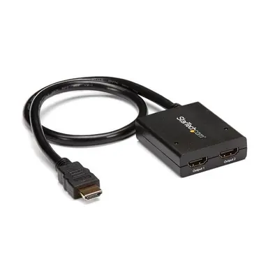 StarTech.com Displays the Same Image with Sound on 2 Screens - Splits an HDMI Video Signal up