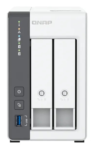 QNAP Tower NAS 2 Bay NAS Arm CORTEX-A55 4C, MALI-G52 GPU, 2 X SATA 6GB/S 3.5IN/2, image 6