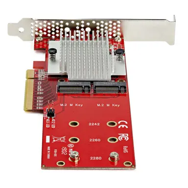 StarTech.com Dual M.2 PCIe SSD Adapter to Install 2 PCI Express M-Key SSD (Nvme/Ahci) in Comp, image 8