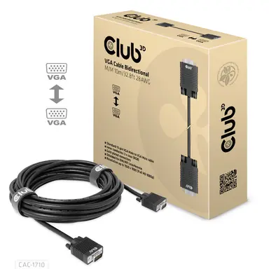 Club 3D B.V VGA Bidirectional Cable 32.8 ft 1080P HD., image 6
