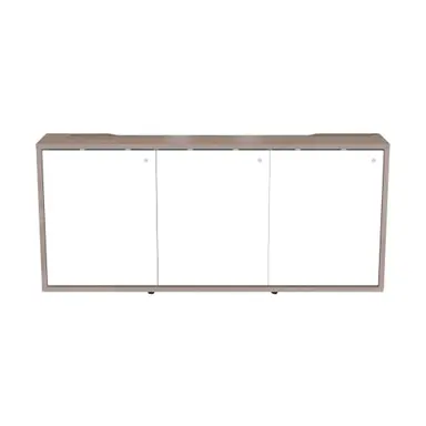 Middle Atlantic C3 Credenza Woodkit 3BAY 27 D Hpl Walnut Heights, image 4