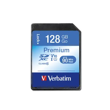 Verbatim Americas 128GB SDXC Memory Card UHS-I Class 10