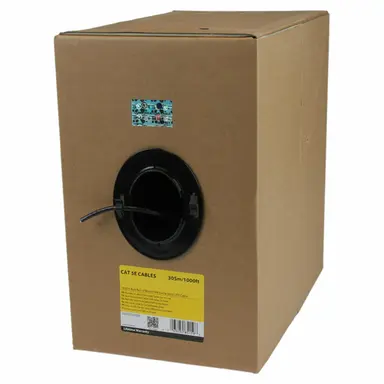 StarTech.com 1000 FT. (304,8M) Black 4 Pair UTP Cat5e Cable for 1000 Mbps Networks - High-Qua, image 4