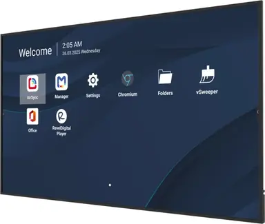 ViewSonic 86 in 4K Commercial Display, 500NITS, 5000:1, 8GB RAM/32GB Storage, Ops Slot, HDM, image 7