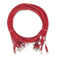 Intellinet CAT8.1 U/FTP Slim Network Patch Cable, 0.5 FT., Red, 10-Pack