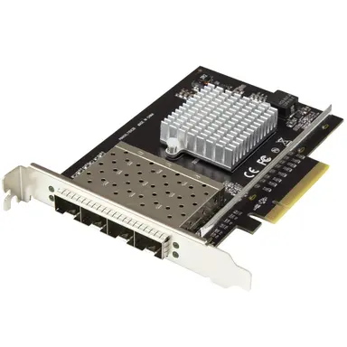 StarTech.com Quad Port SFP+ Network Card for Msa Compliant SFP+ /DAC - 10 Gigabit Ethernet