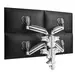 Chief Manufacturing KX Clmn Desk Mnt Quad 2L Arms Wht, image 5