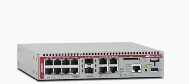 Allied Telesis Next-Gen Firewall/VPN Router. Dual-Core CPU with 2XGE WAN, 8XGE Lan. NGFW, Atp