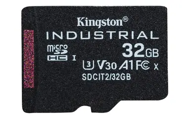 Kingston 32GB Microsdhc Industrial C10 A1 Pslc Card Single Pack W/O Adapter