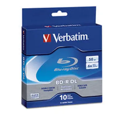 Verbatim Americas BD-R DL 50GB 8X, Verbatim, 10PK Spindle Box Peg Hanger, image 4