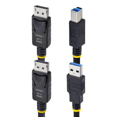 StarTech.com 10 ft (3M) DisplayPort and USB 5GBPS KVM Cable, 4K 60HZ, DP 1.2 and USB Combo, image 3