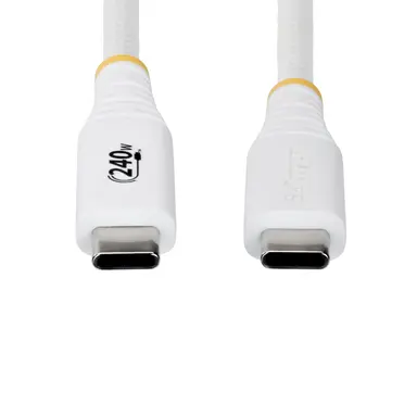 StarTech.com USB C Cable Supports PD 3.1 Epr up to 240W 5A; USB-If Certified; Dual-Layer Sili, image 8