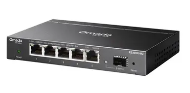 Omada Networks by TP Link Omada 5-Port 2.5G Easy Managed Switch. Ports: 5 2.5G RJ45, 1 10G SFP+. Spec: Fan, image 4