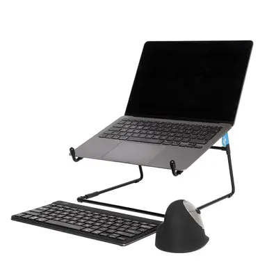 R-Go Steel Office Laptop Stand, Black, TAA Compliant, image 8
