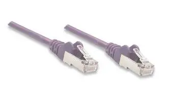 Intellinet 1.5 FT Purple Cat5e Snagless Patch Cable