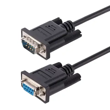 StarTech.com 3M RS232 Serial Null Modem DB9 Male to Female Cable; 28 AWG Tinned Wires with AL, image 4