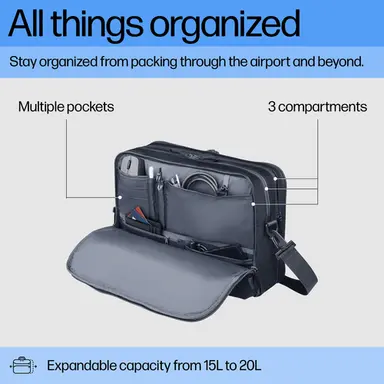 HP Travel Plus 15L 14 Laptop Bag, image 4