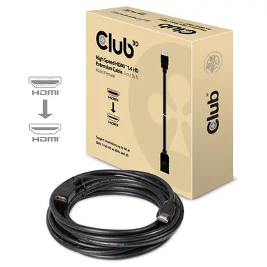 Club 3D B.V HDMI 1.4 Male to HDMI Female High Speed, image 6