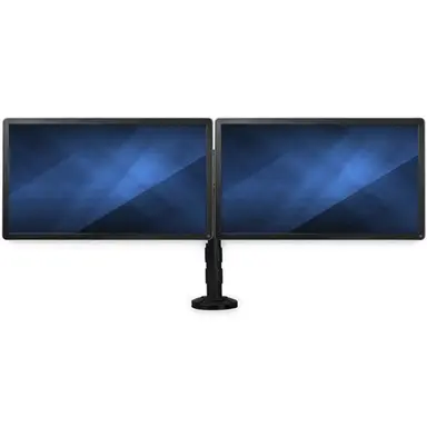StarTech.com Save Space by Mounting Two Monitors up to 27 Onto a Single Low-Profile Base, Wit, image 2