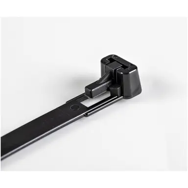 StarTech.com 100 Pack of Resealable Zip Ties - 5 in - Black, image 6