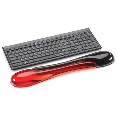 Kensington Computer Duo Gel Wave Keyboard Wrist Rest Red, image 8