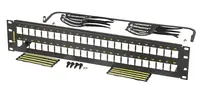 Legrand Dat 48PORT Pnl Flat Hdj Blk, image 3