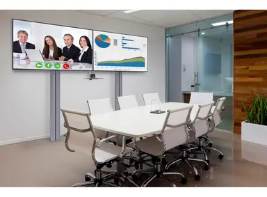 Peerless Industries Peerless Video Conferencing Solution for 55IN to 80IN Displays - Silver - Weight, image 6