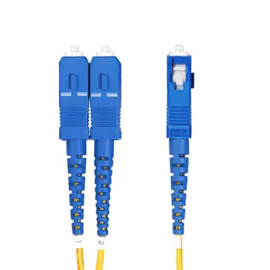 StarTech.com 10M (32.8 ft) LC to SC (UPC) OS2 Single Mode Duplex Fiber Optic Cable, 9/125M, 10, image 6