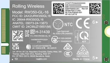 HP 4 GB Lte-Ap (CAT 16) Wwan