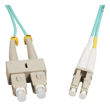Intellinet 1 M LC to SC UPC Fiber Optic Patch Cable, 2.0 MM, Duplex, Ofnr, OM4 Multimode, image 7