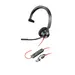 HP Poly Blackwire 3310 Monaural Microsoft Teams Certified USB-C Headset +USB-C/A, image 5