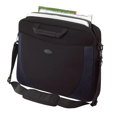 Targus Carrying Case - for Laptop - Neoprene - Shoulder Strap - Blue; Black, image 6