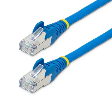StarTech.com 2 ft Cat6a Ethernet Cable - Blue - Low Smoke Zero Halogen (LSZH) - 10GBE 500MHz 1, image 4