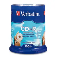 Verbatim Americas Verbatim - CD-R - 700 MB - 52X (Max) - 5.25 in - White - Spindle - Storage Medi, image 3