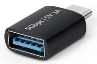 StarTech.com USB-C to USB-a Adapter, USB 5GBPS, Compact USB-C Male to USB-a Female Adapter, D, image 3