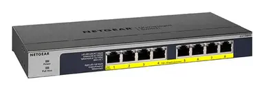 NETGEAR Switch - GS108PP - Wired - 1GBPS - Networking / Ports Qty: 8 - Gigabit Ethernet, image 4