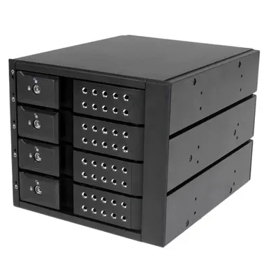 StarTech.com Connect and Hot Swap Four 3.5 in SATA Iii or SAS II Hard Drives to Your Computer, image 4