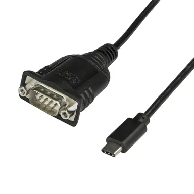 STARTECH.COM Portable USB Type-C to Male Serial RS232 DB9 Adapter with 16IN Cable Length - 92, image 4