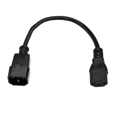 StarTech.com 10 ft (3M) Heavy Duty Extension Cord W/ IEC 60320 C14 to C13 Connectors; 125V at, image 6