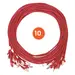 Intellinet Cat6 U/UTP Slim Network Patch Cable, 1.5 FT., Red, 10-Pack, image 5