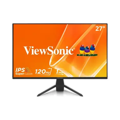 ViewSonic 27 in 1080P 1MS 120HZ IPS Monitor with HDMI, DP, and Vga.