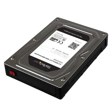 StarTech.com Turn a 2.5 in SATA HDD/SSD into a 3.5 in SATA Drive -2.5 to 3.5 HDD Adapter -2